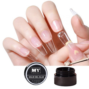 MyBeautyNails OEM Private Label Apres Extend Gel Novice Nail Tip Glue Press On Nails Jelly Solid Gel X Nail Glue