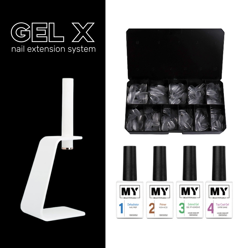 MyBeautyNails Nail Tip Glue Apres Gel X Base Extend Gel Novice Press On Solid Jelly Gel Press On Nails Wholesale