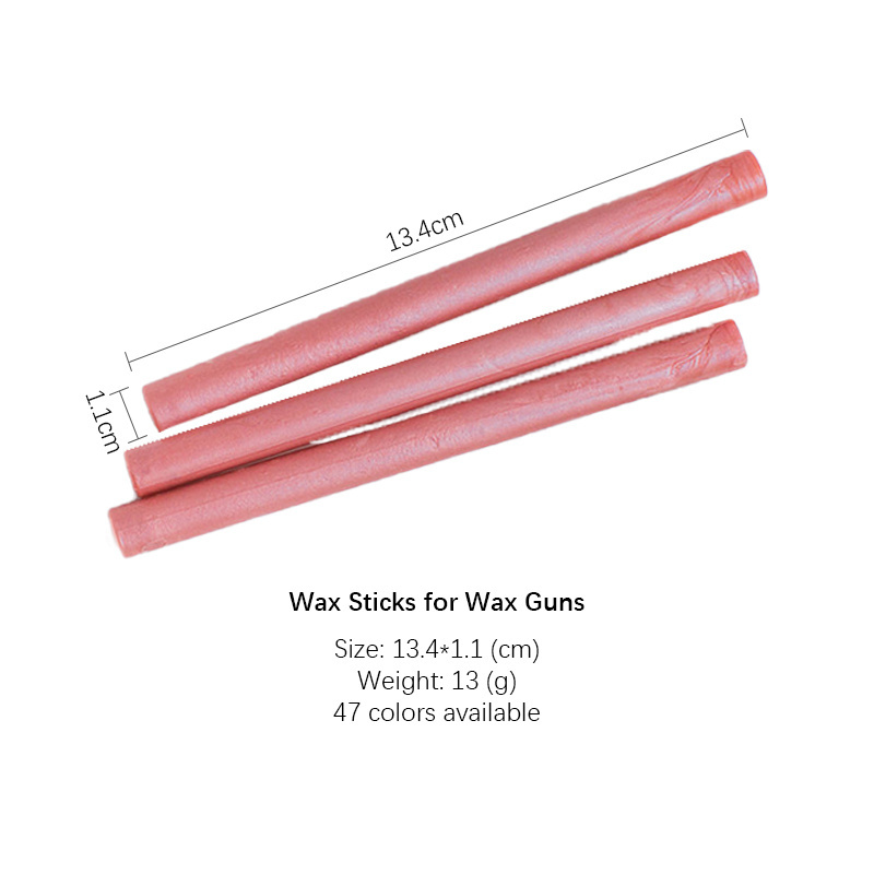 Hot Pink Custom Wax Seal Sticks Glue Gun Sealing Wax Sticks Of Stamps For Seal Press Stamp And No Wick Sticks