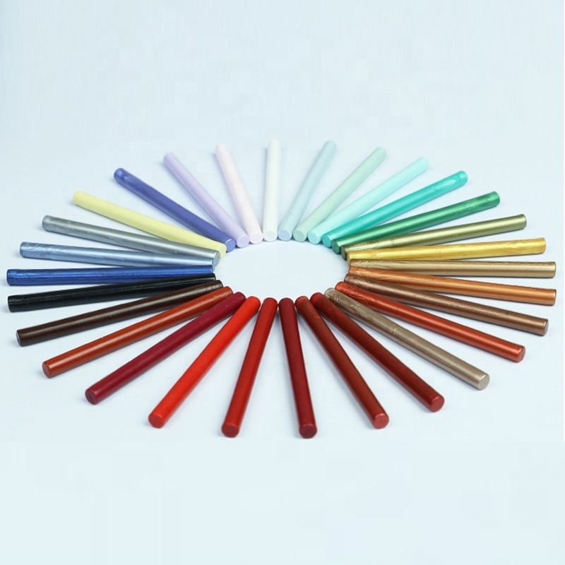 7mm Wax Seal Stick for Glue Gun Mini Sealing Wax Sticks Wax Seal Kit Stamp 68 Color Available