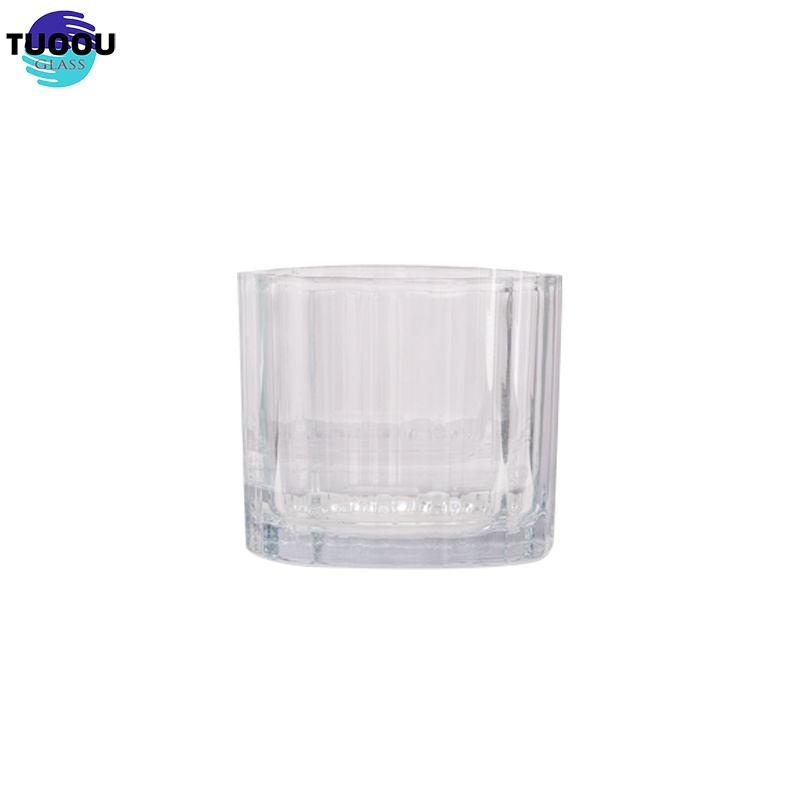 In Stock Wholesale glass Candle jar Holders cups Bulk for Table Decor Wedding Parties Holiday