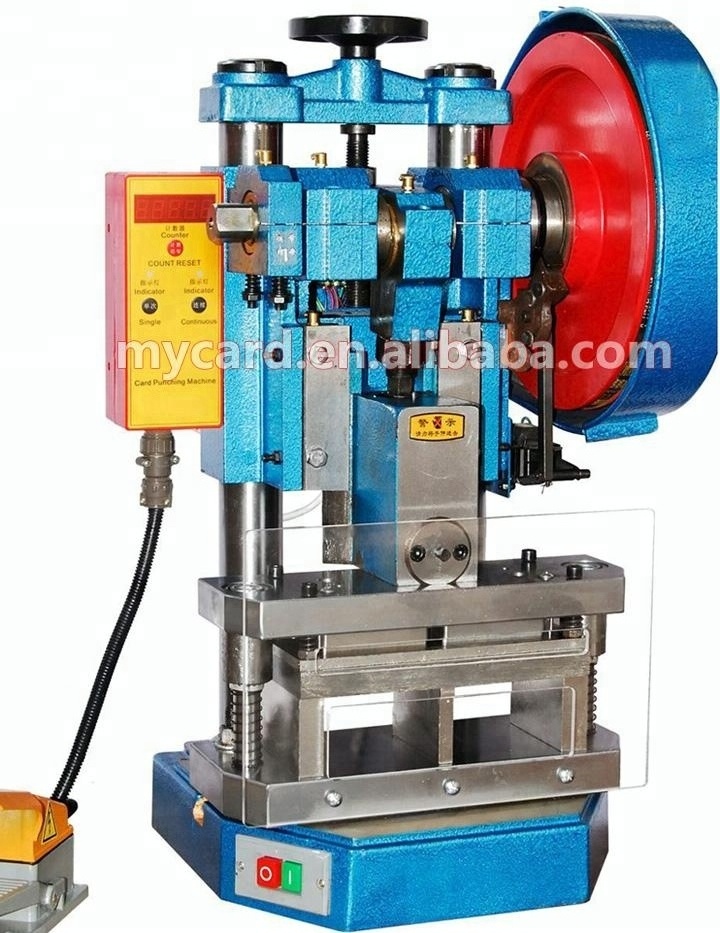 Professional pvc plastic playing business card die cutting machine