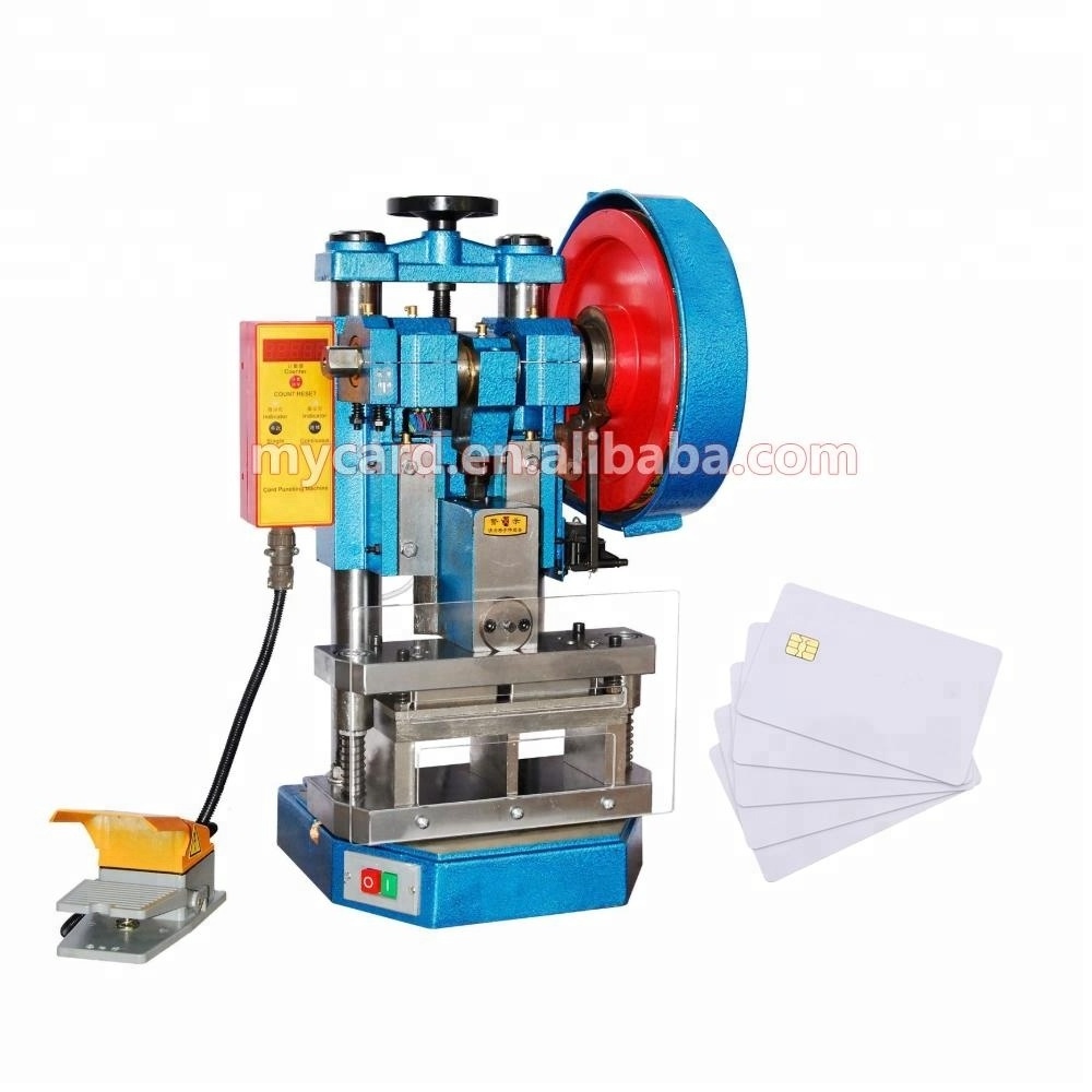 Professional pvc plastic playing business card die cutting machine