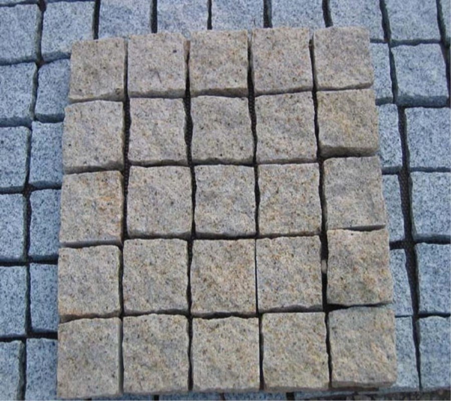 China Cheapest Dark Grey Granite G654 Flamed Paving Stone