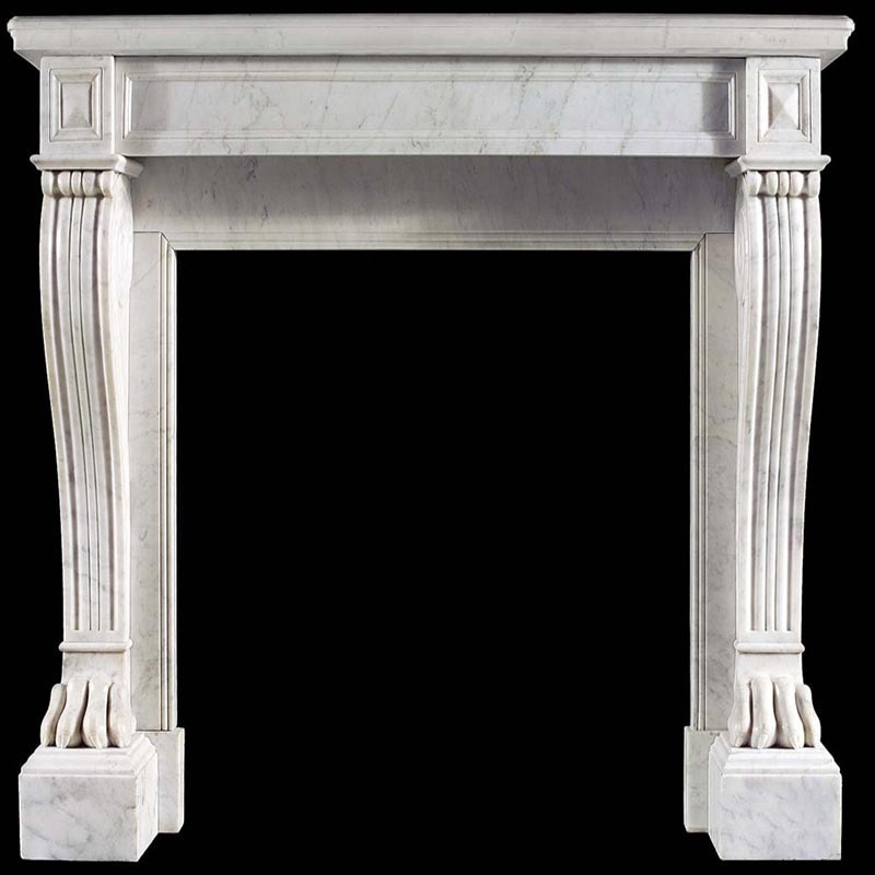 Decorative Hand Carved Stone Fireplace,Micro Marble Fireplace