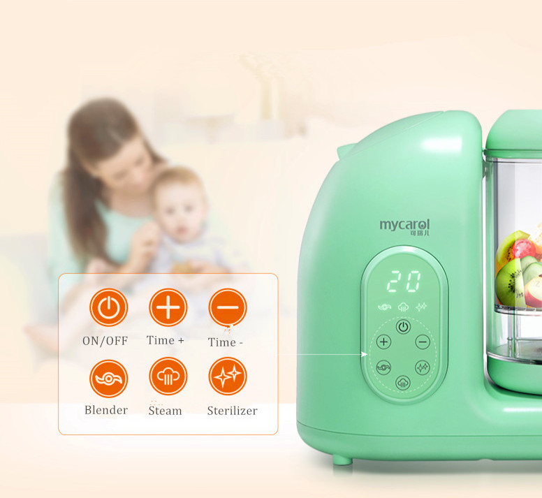 Household Food Grade Multi Function 4 in 1 Electric Mini Baby Food Chopper Processor Blender