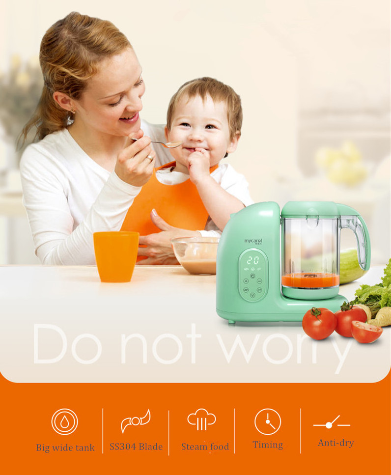 Household Food Grade Multi Function 4 in 1 Electric Mini Baby Food Chopper Processor Blender