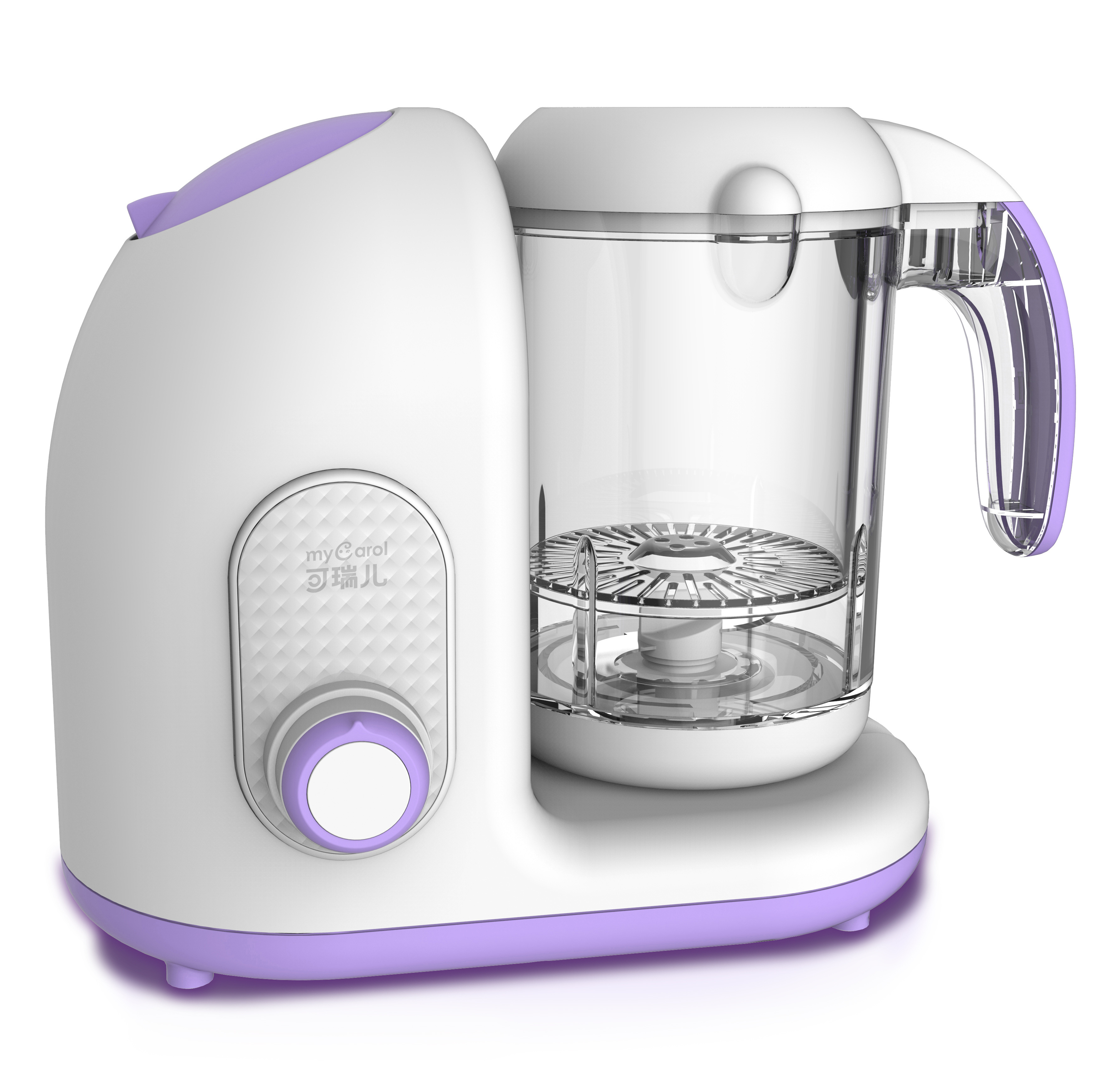 Food Grade Portable Rotary Switch Manual Multi Mixer Baby Food Steamer Processor And Blender