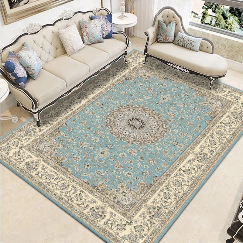 Modern Chinese Living Room Persian Carpet Simple Bedroom Decoration Area Rug Large Porch Door Mat Absorbent Non-slip Bath Mat