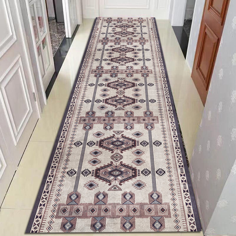 Luxury Corridor Runner Long Carpets for Hallway Aisle Passageway Living Room Decoration Home Long Rug Entryway Entrance Door Mat