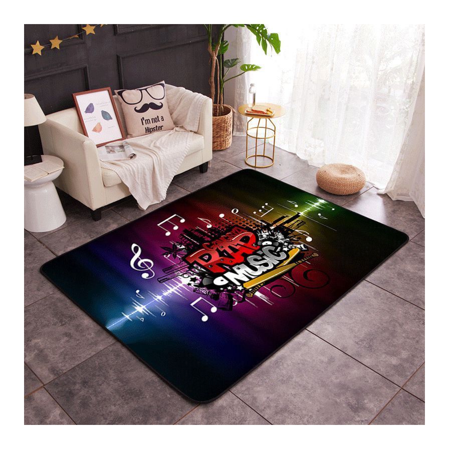 Drum set carpets 3d living room carpet electronic drum instrument anti-slip pad shock absorbance anti-slip 3m mat