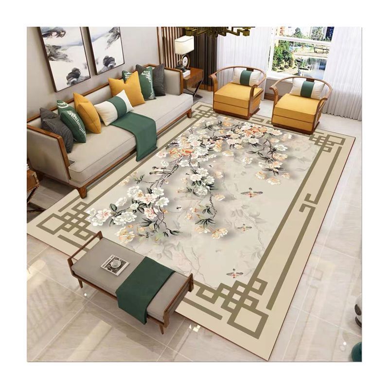 Chinese Cashmere Carpets Fluffy Rugs for Bedroom Home Decoration Bedside Mats Washable Plush Carpet for Living Room