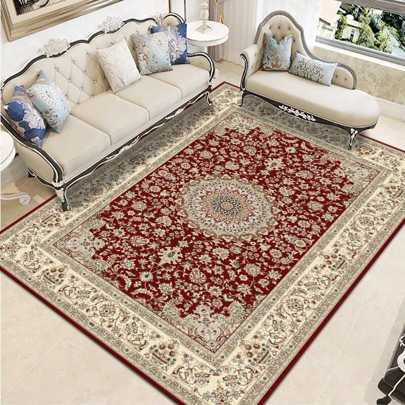 Modern Chinese Living Room Persian Carpet Simple Bedroom Decoration Area Rug Large Porch Door Mat Absorbent Non-slip Bath Mat