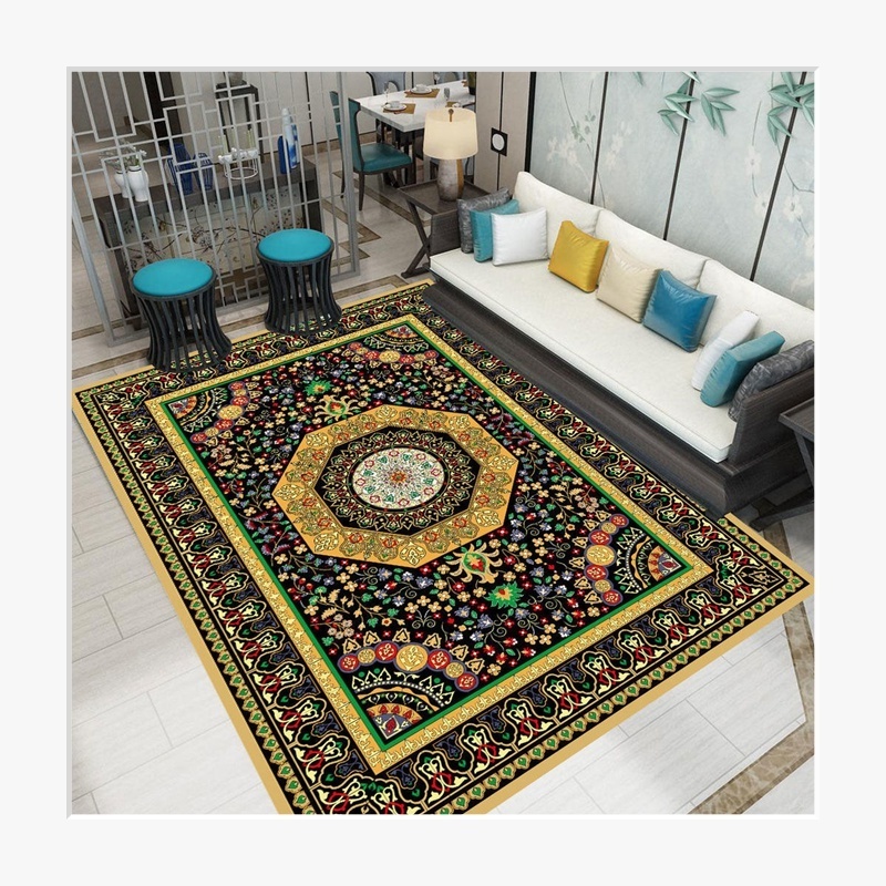 Persian Living Room Large Area Carpet Bedroom Bedside Carpets Home Study Balcony Rug Kitchen Stain-resistant Non-slip Rugs