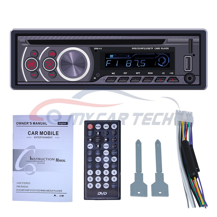 One Single Din Car Dvd Player Car Stereo CD Player Auto Audio Radio With Mirror Link MP3