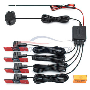 Reversing Radar Flat Panel Sensor Radar Buzzer Alarm Adjustable Sound Parking Aid System