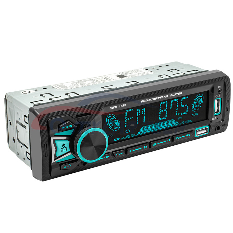 Car Audio 2 Usb 1 Din Stereo Aux-in Mp3 AM FM Receiver Sd Audio Double Bt 5.1 Car Mp3 Player car locate AI Voice control