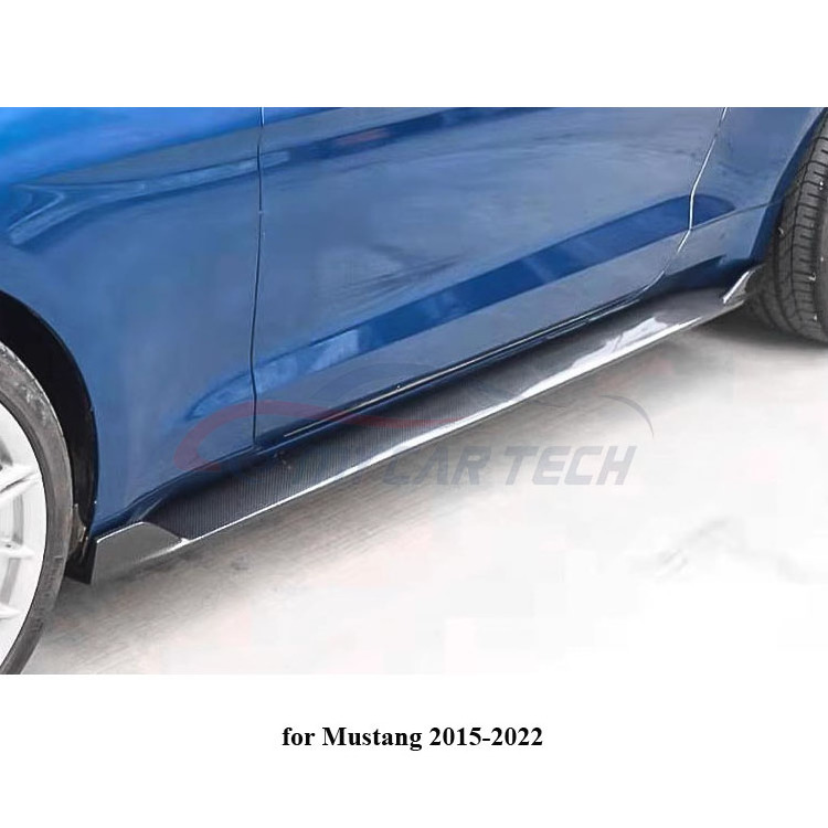 carbon fiber side skirt for Mustang 2015-2022