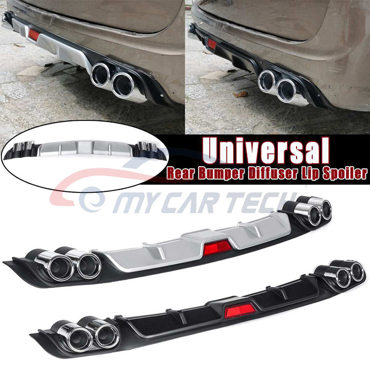 Universal Car Rear Bumper Lip Diffuser Spoiler spliter bodykit valance piece