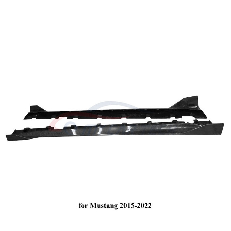 carbon fiber side skirt for Mustang 2015-2022