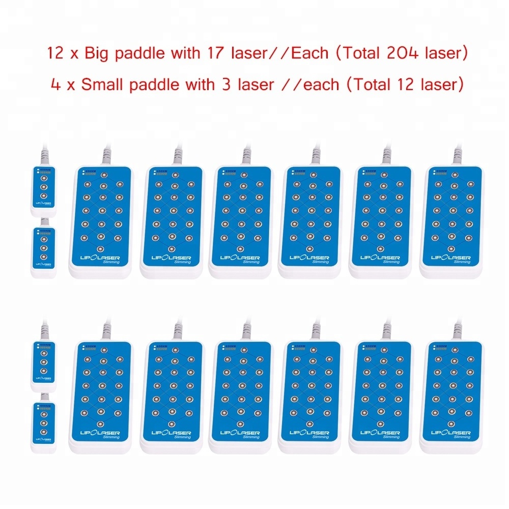 Lipolaser Dual wavelength Lipo Laser 650nm 980nm Japan imported diode lipolaser leds for slimming