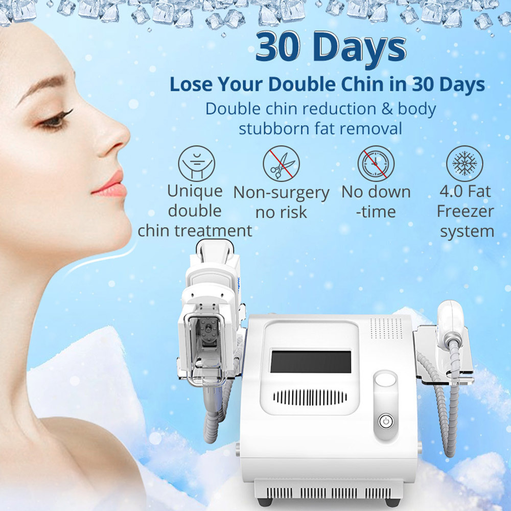 portable cryo cooling machine/coolsculpting machine for chin/freezing slimming machine with cryo paddles/