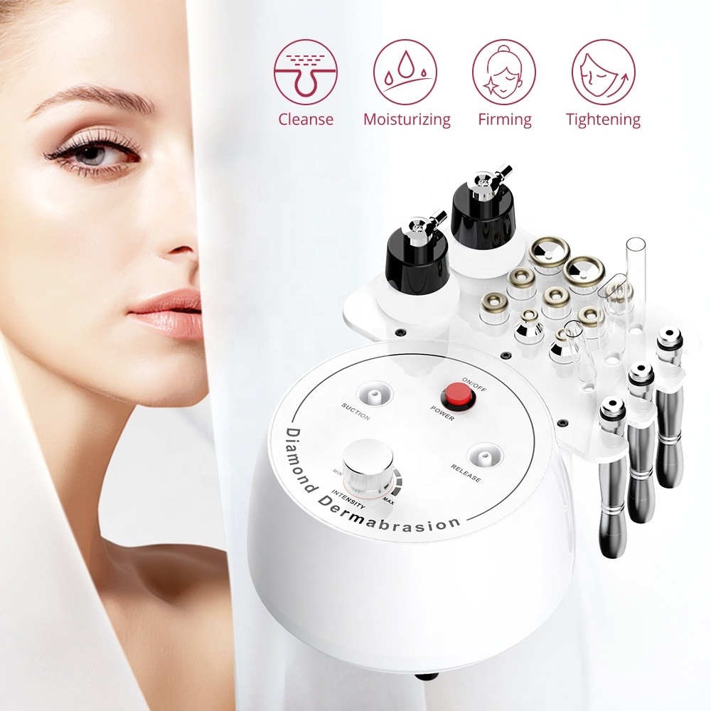 3 in1 Diamond Microdermabrasion Machine Vacuum Suction Facial Water Spray Cleaner Skin Peeling Microdermabrasion Machine