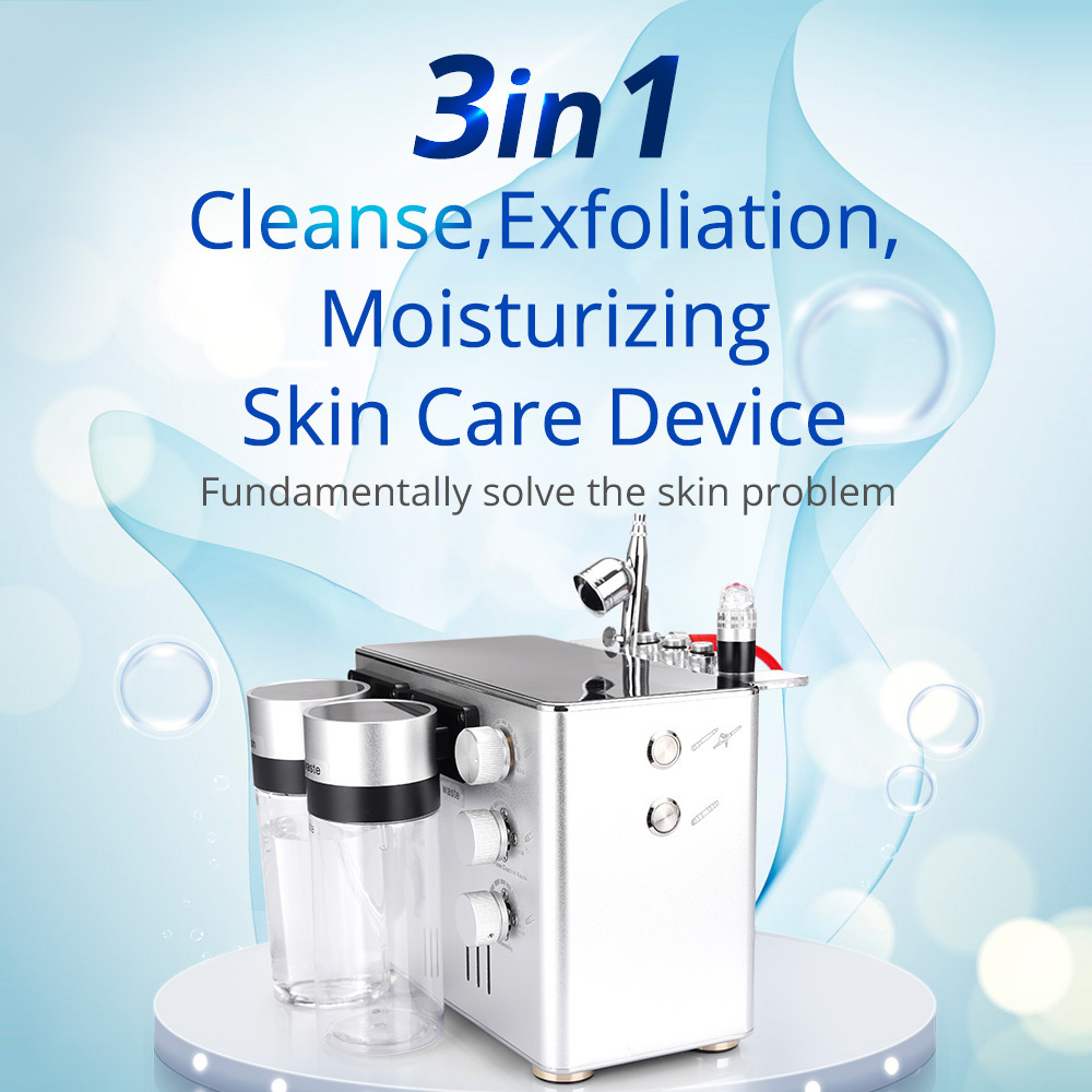 3 IN 1 Hydro Microdermabrasion Diamond Skin Rejuvenation Blackhead Removal Hydro Facial Hydrodermabrasion Machine