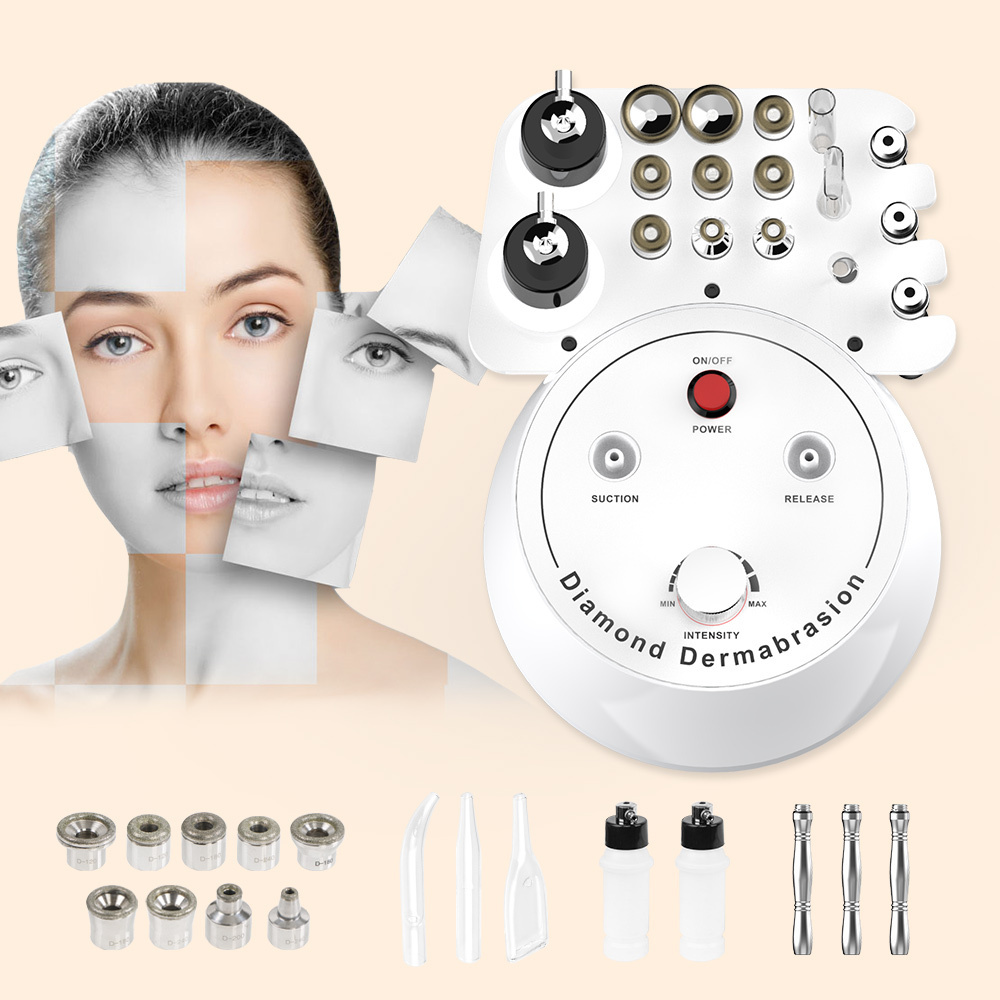 3 in1 Diamond Microdermabrasion Machine Vacuum Suction Facial Water Spray Cleaner Skin Peeling Microdermabrasion Machine