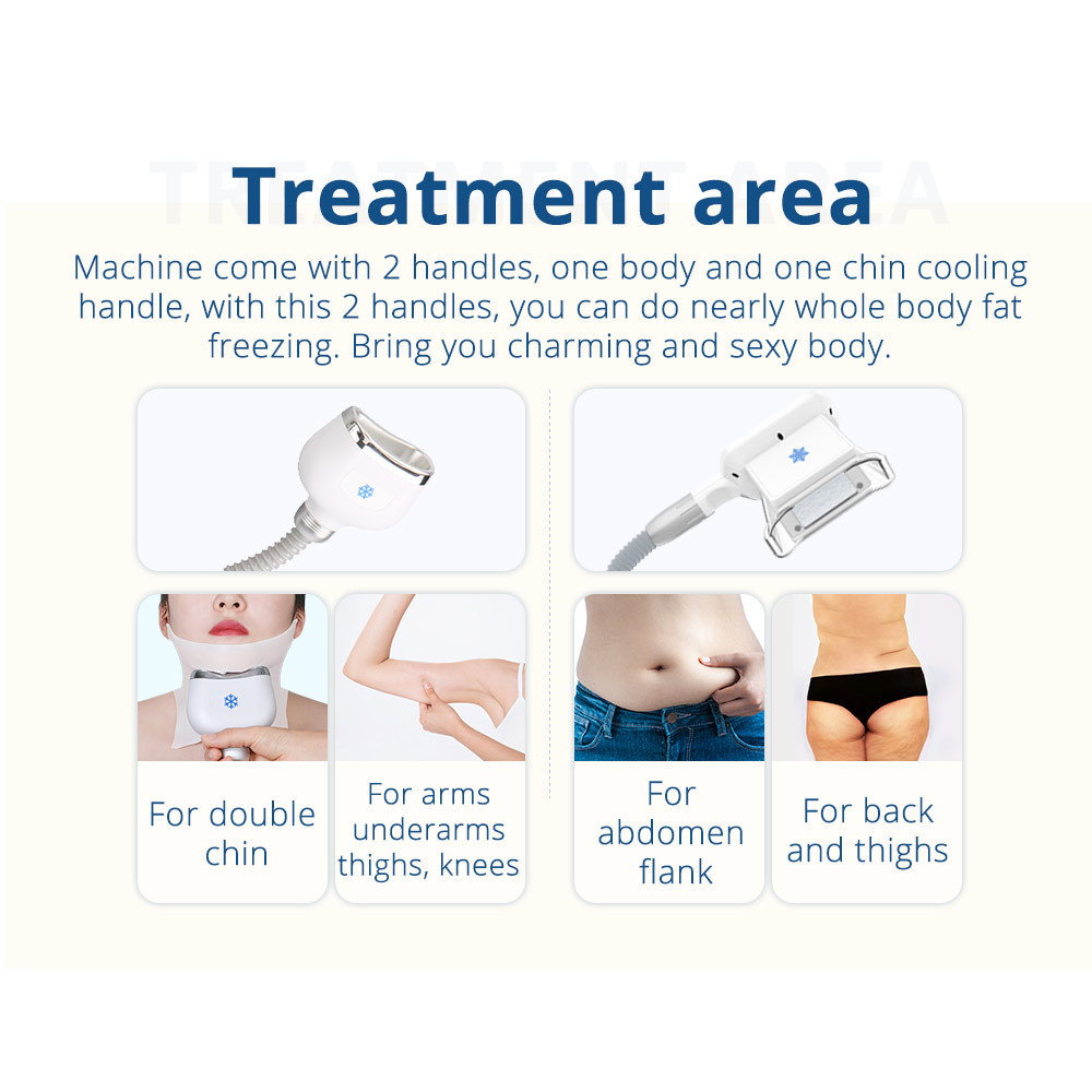 portable cryo cooling machine/coolsculpting machine for chin/freezing slimming machine with cryo paddles/