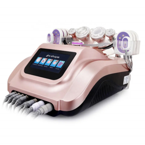 2023 Newst Cavitation Machine 25k Rose Gold Body Slim S Shape Cavitation 30k Machine 6 IN 1 Face Lifting Weight Loss Machine