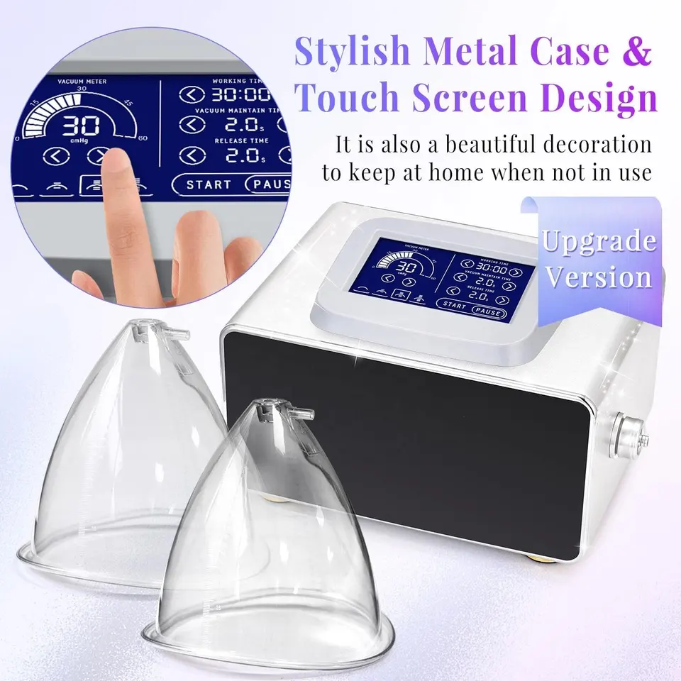 Women Breast Massager Therapy Lifting Body Butt Vacuum Machine BBL Cavitation Butt Enhancement Machine XL Cups Machine