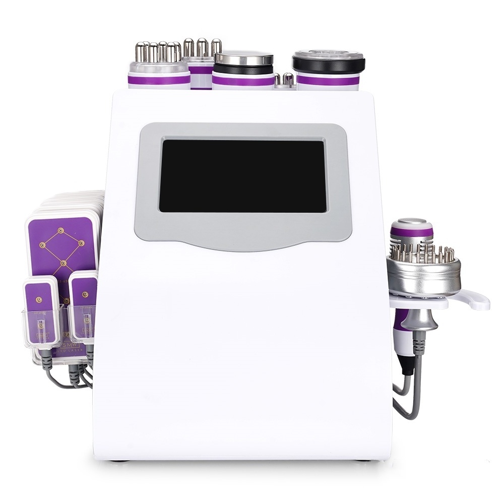 9 In 1 Cavi Rf Body Slimming Cold Hammer Lipo Fat Burning Vacuum 40K Ultraslim Cavi Machine