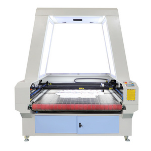 1810 Auto Position Cnc Co2 Laser Cutting Machine With CCD Camera For Fabric Cloth Label Cutting