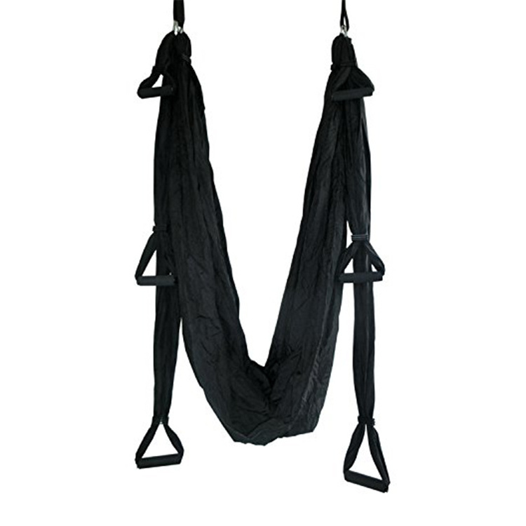 strength yoga hammock bed hanging extensions straps strong flying sling home yoga swing hammock