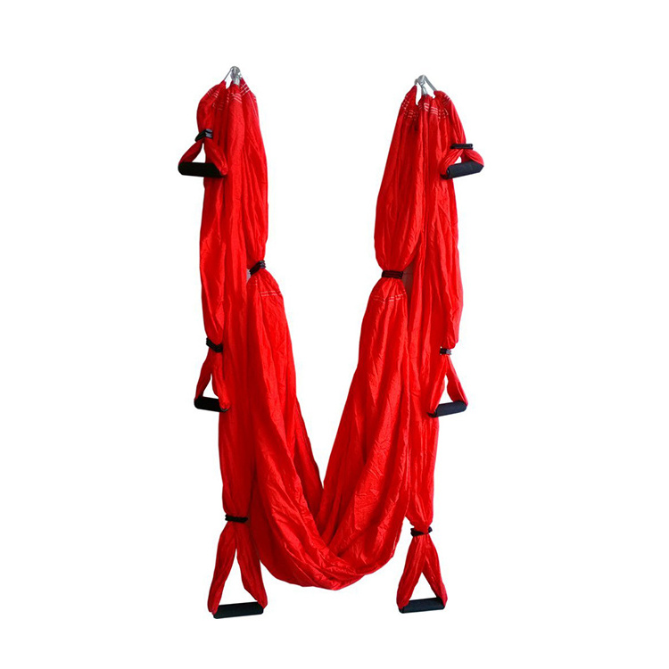 strength yoga hammock bed hanging extensions straps strong flying sling home yoga swing hammock