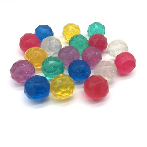 Kids Toys Vending Machine Diamonds Shaped High Bouncing Super Bouncy Rubber Balls For Sales