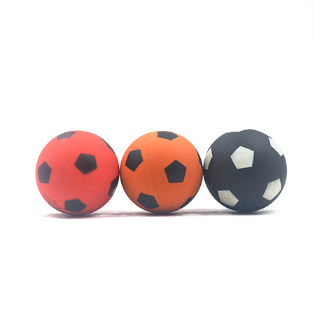 Free Ship Custom Logo Printed 6CM 60MM high hi bounce bouncy bouncing bounci train pets sports toys hollow rubber squash balls