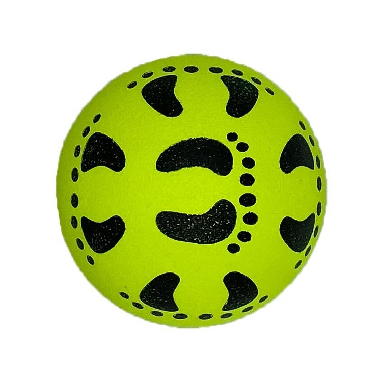 Custom Non-toxic Natural Rubber Foam Ball Foot Shape Printed Rubber Sponge Baseball China 2 Inch Solid Rubber Ball