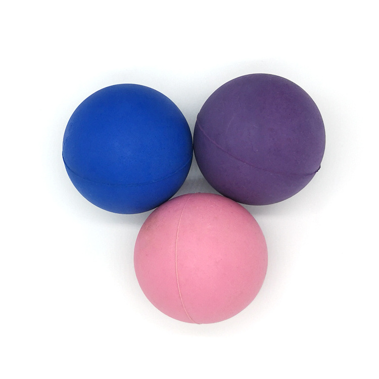 Customized Logo Natural Rubber High Bouncing Ball Solid Large Rubber Spike Balls