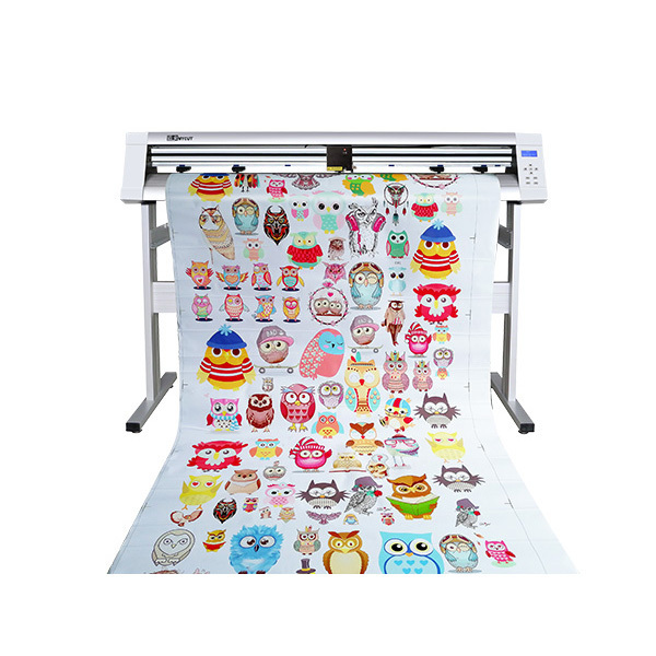 54inch Vinyl Cutter MC1200 cutting width 1270mm automatic  laser sensor contour sticker cutting machine