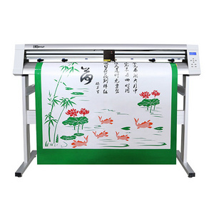 54inch Vinyl Cutter MYCUT MG1200 cutting width 4 feet cutting plotter automatic  laser sensor contour sticker cutting machine