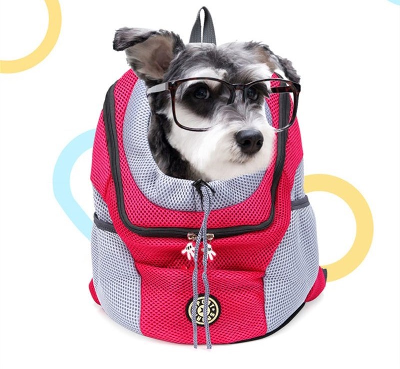 Breathable Fashion Design Comfortable Dog Cat Carrier Bag Backpack for Outdoor Travel Walking Hiking Bike