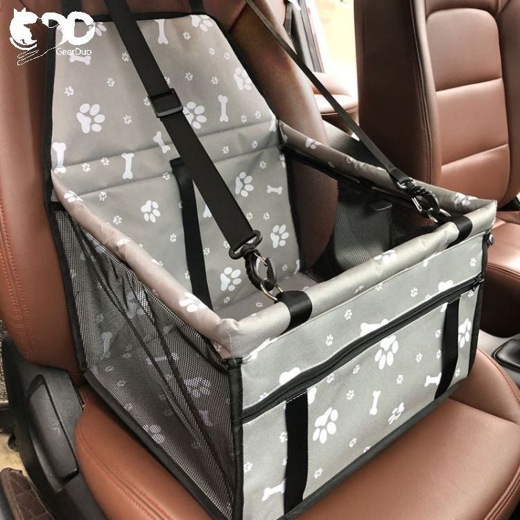 Geerduo Multi-function Customized Heavy Duty High Density Oxford Outdoor Travel Pet Dog Cat Car Front Booster Seat Protector