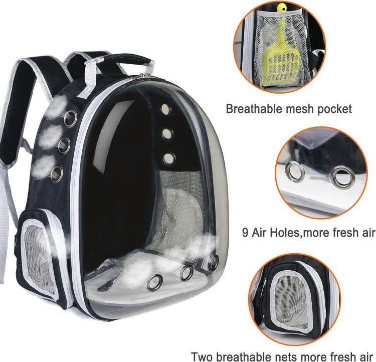 Geerduo Pet Dropshipping Airline Approved Wholesale Transparent Space Capsule Travel Pet Cat Carrier Backpack Bubble Bag