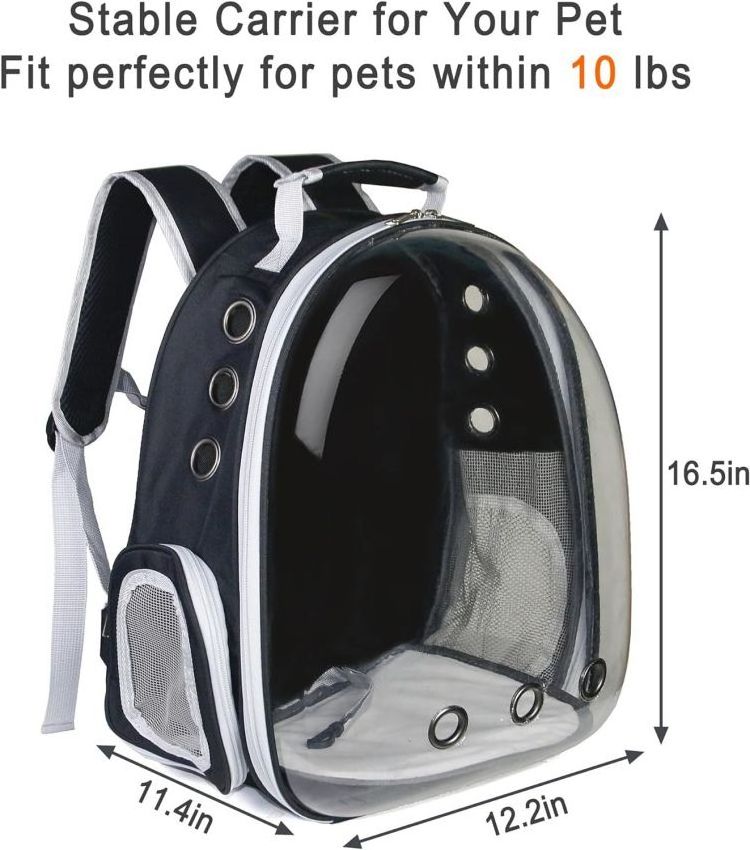 Geerduo Pet Dropshipping Airline Approved Wholesale Transparent Space Capsule Travel Pet Cat Carrier Backpack Bubble Bag