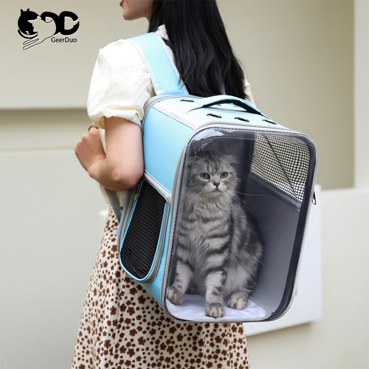 Geerduo Pet Dropshipping Airline Approved Wholesale Waterproof Pet Space Capsule Cat Backpack Carrier for Small Dog