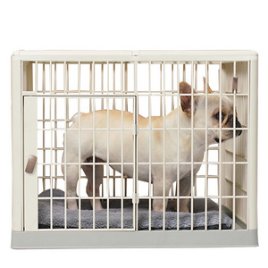 Easy Installing Foldable  Durable Detachable PP Plastic Dog House Dog Cage For Indoor Medium And Large Dogs