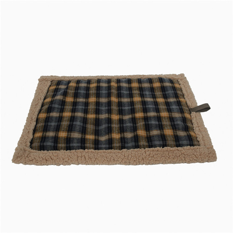 Geerduo Luxury Printed Self Heating 100% Cotton Pet Cat Pad Mat Bed for Outdoor Indoor