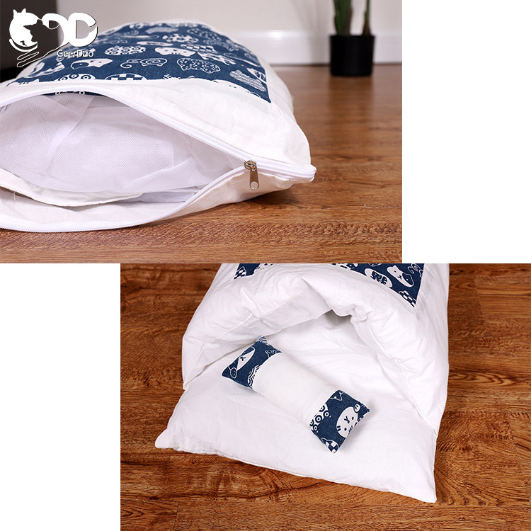 Geerduo Custom All-season Soft Cotton Sleeping Bag Bed Nest Cushion For Pet Dog Cat Small Animal